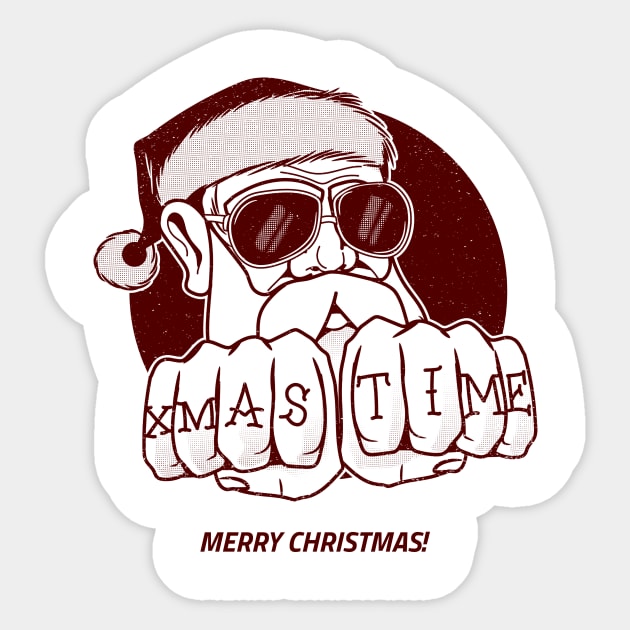 Funny Christmas tshirt Hilarious Xmas Shirt Christmas Party Krampus Sticker by SnazzyCrew